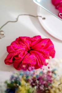Gumka Scrunchie "Słoneczna Elegancja"