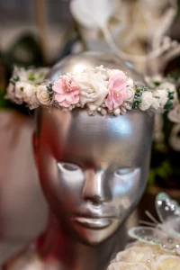 Opaska Kwiatowa „Różowy Urok”