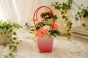 Flower Box Miś 