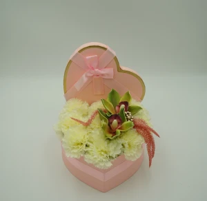 Flower Box "Różowe serce "
