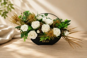Flower Box " Black " 